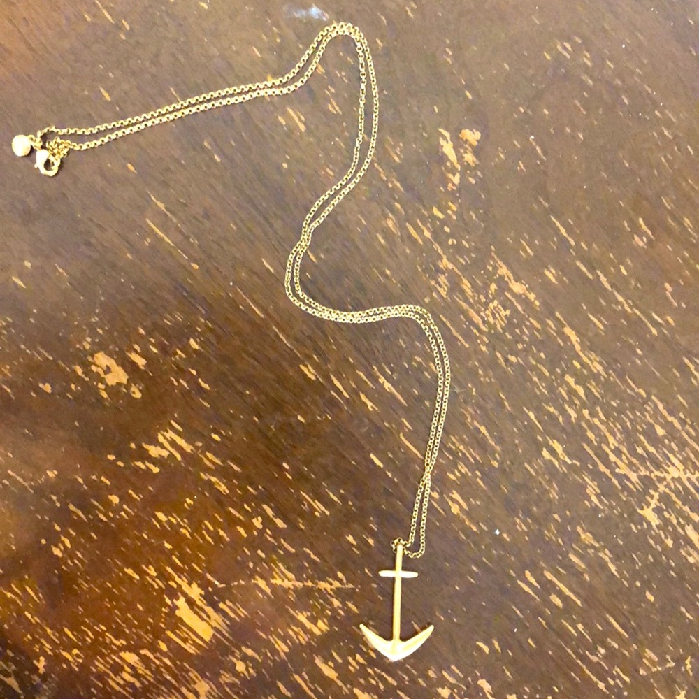 Jcrew anchor necklace
